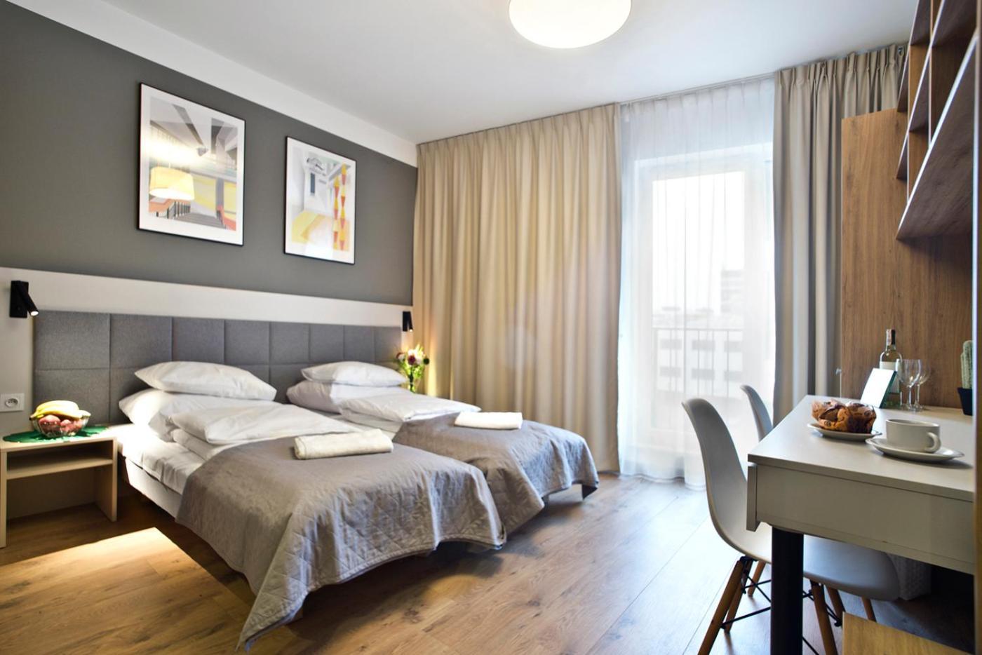 Wolska Serviced Apartments Varšava Pokoj fotografie